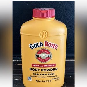 Gold Bond ORIGINAL Strength WITH TALC Body Powder Medicated 4 oz Discontinued